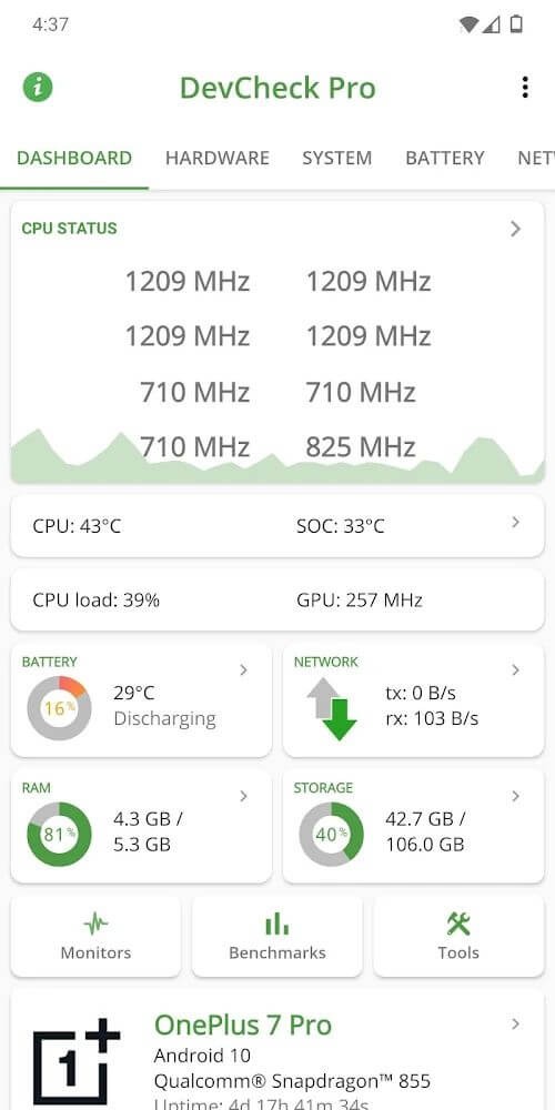 DevCheck Mod