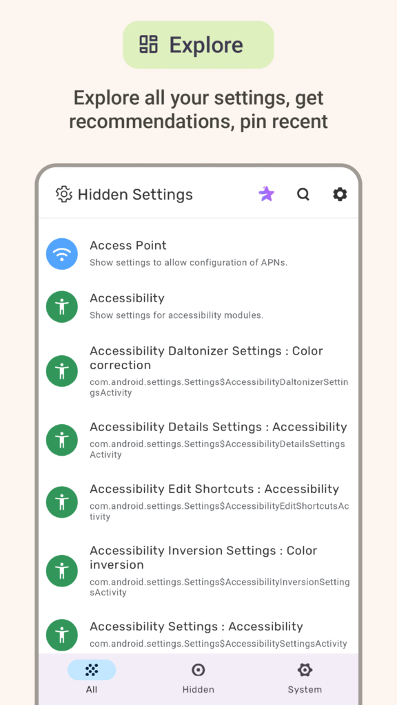 MIUI Hidden Settings
