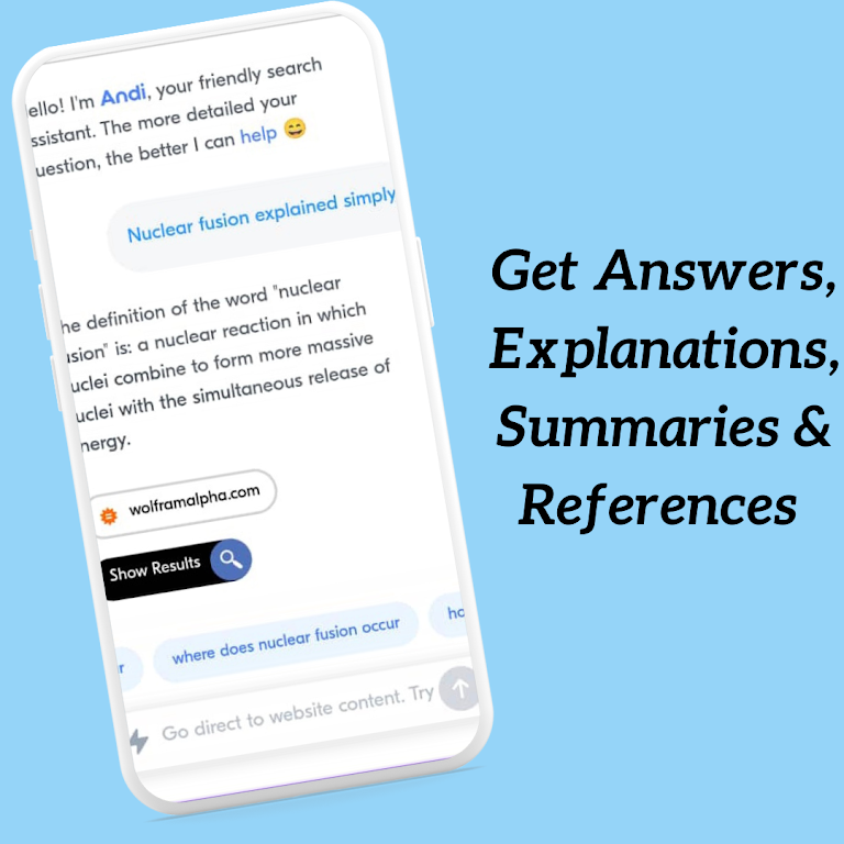 ANDI - Ai Search Engine