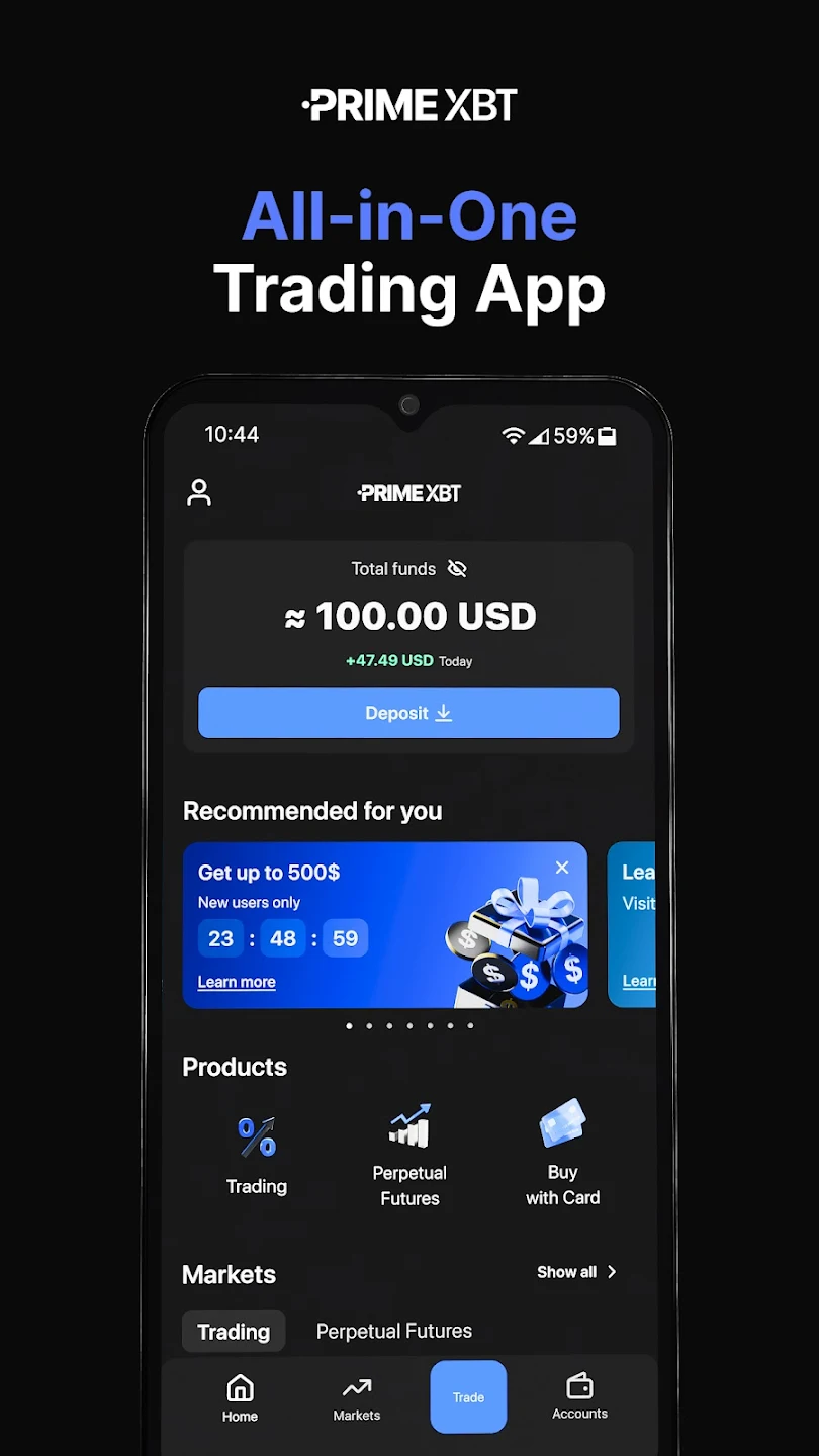 PrimeXBT — Trading Platform