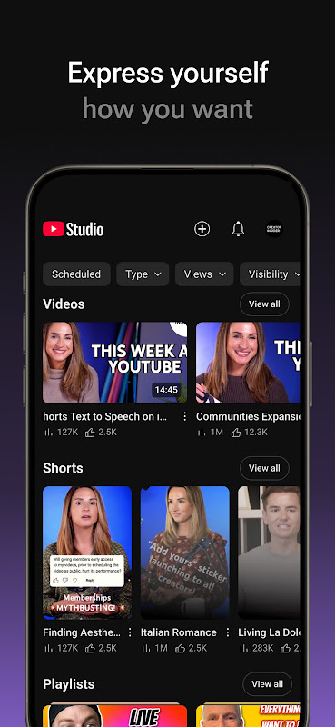 YouTube Studio YouTube Studio