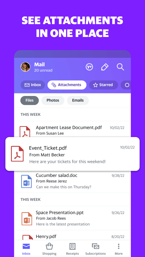 Yahoo Mail Yahoo Mail