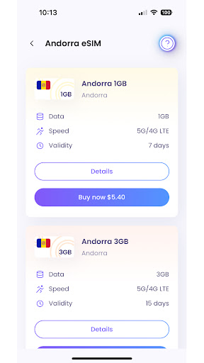 SimOptions: Travel eSIM &amp; Data