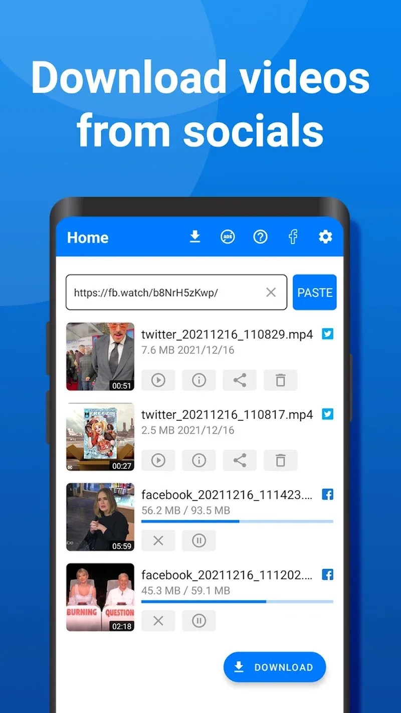 Video Downloader: All Socials