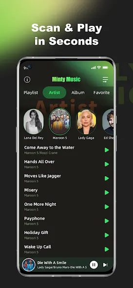 Minty Music:MP3 & Song Player