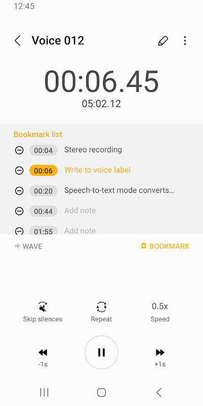 Samsung Voice Recorder Samsung Voice Recorder