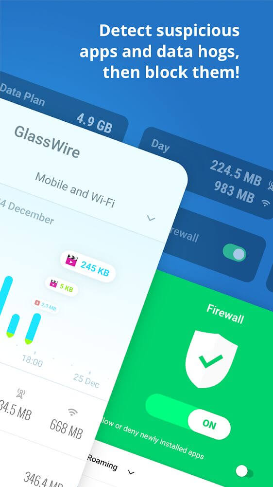 GlassWire Data Usage Monitor