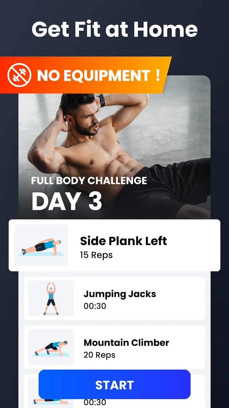 Home Workout - No Equipment