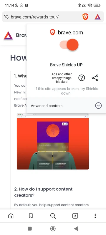 Brave Private Web Browser, VPN