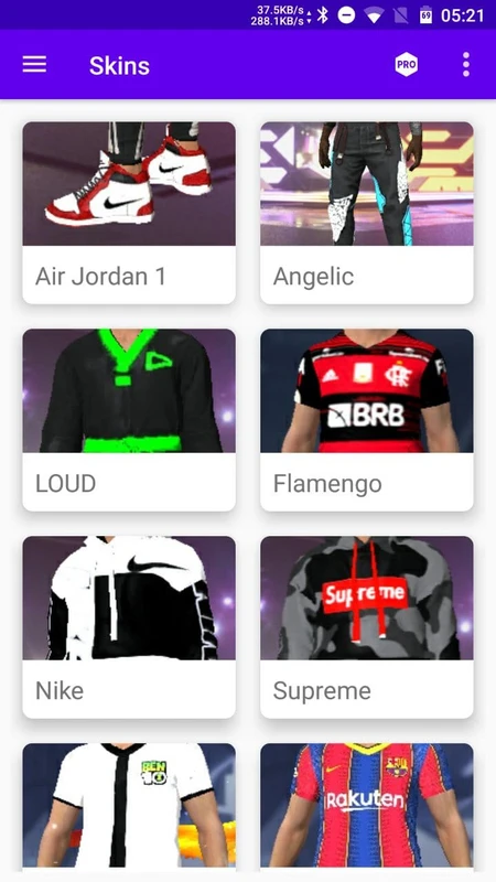 Skins for FF