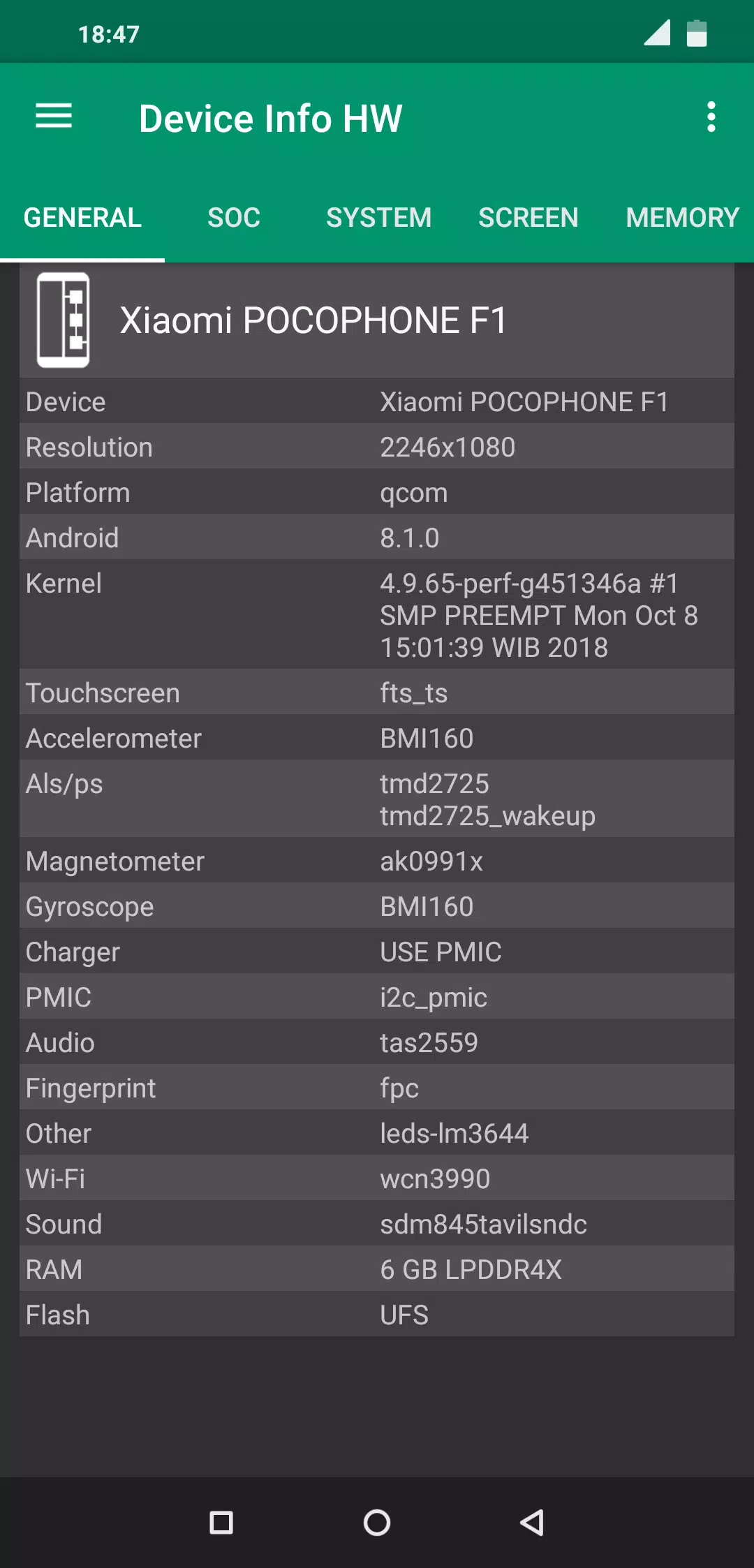 Device Info HW Device Info HW