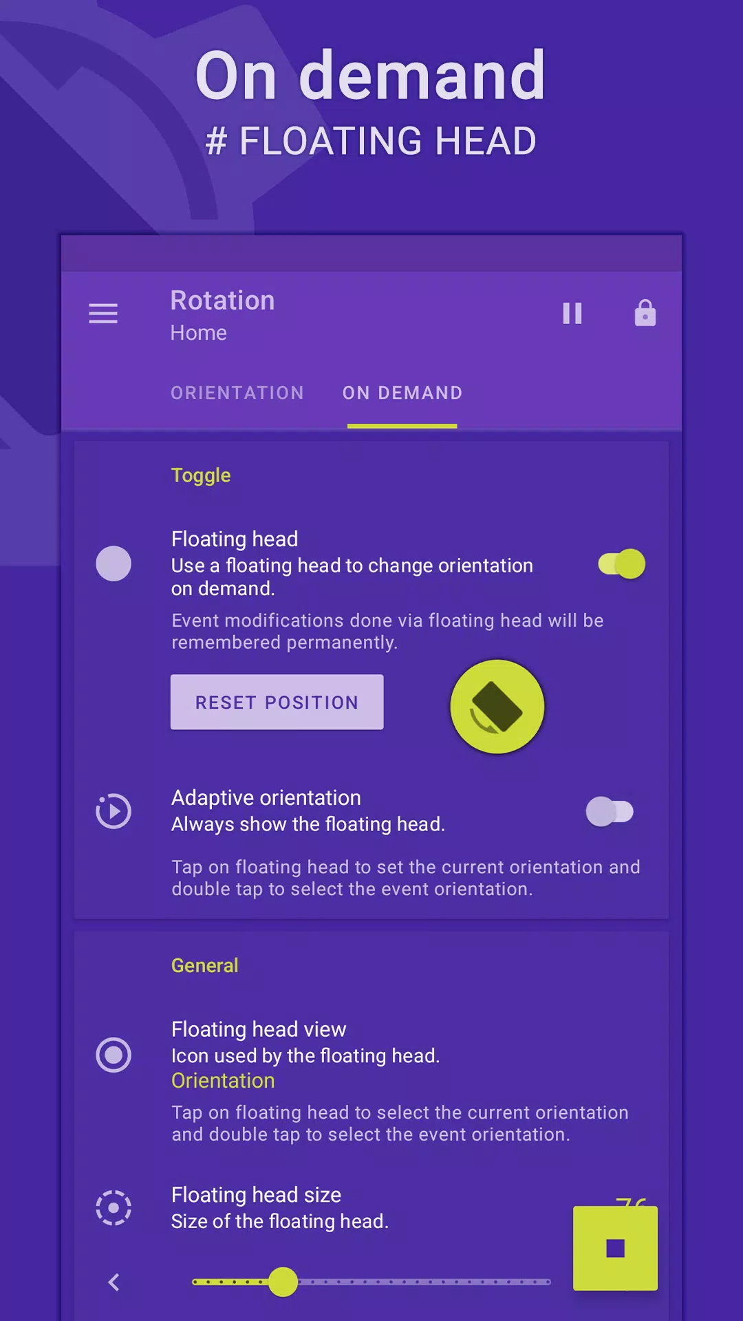 Rotation | Orientation Manager Rotation | Orientation Manager
