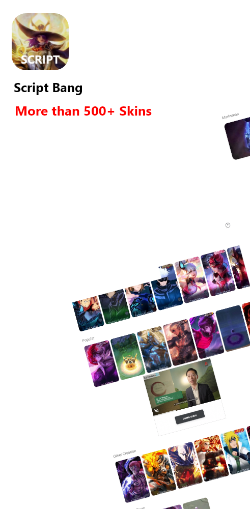 Script Bang - Skin Tool ML Script Bang - Skin Tool ML