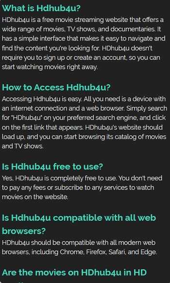 HDHub4u Mod HDHub4u Mod