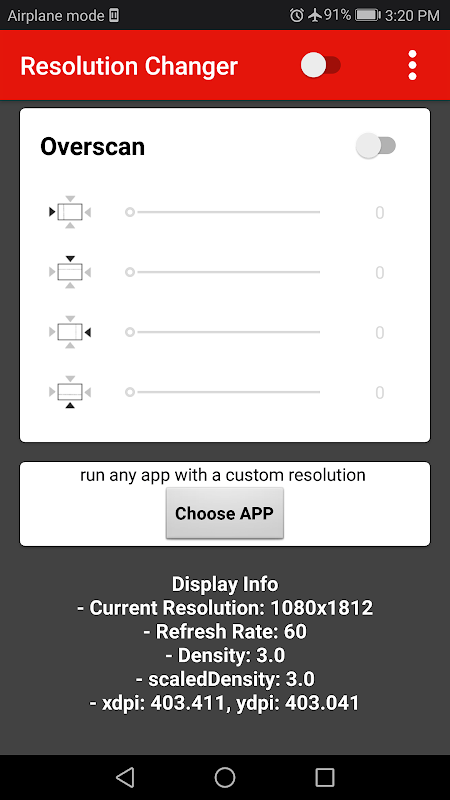 Screen Resolution Changer