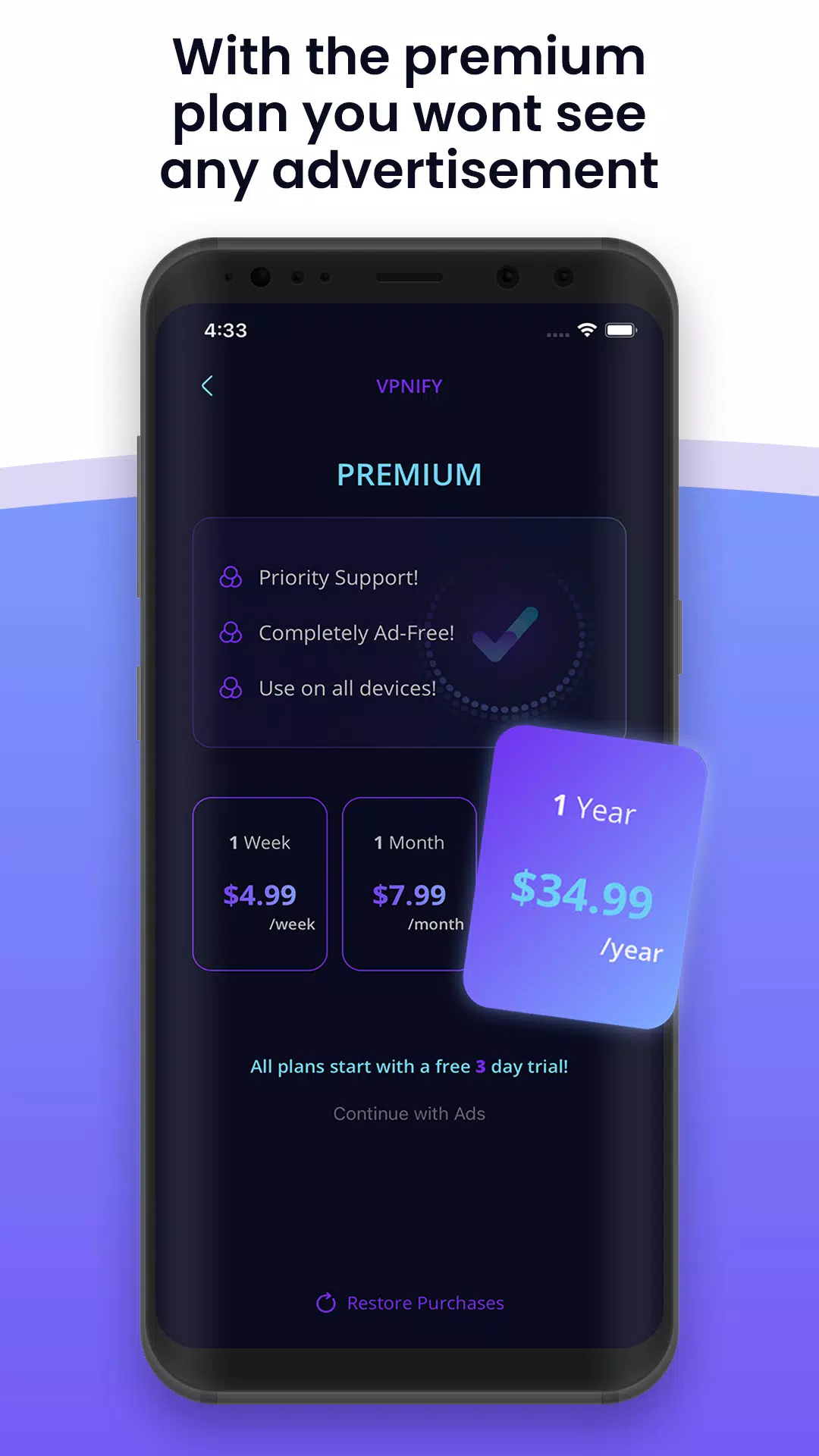 vpnify – Unlimited VPN Proxy vpnify – Unlimited VPN Proxy