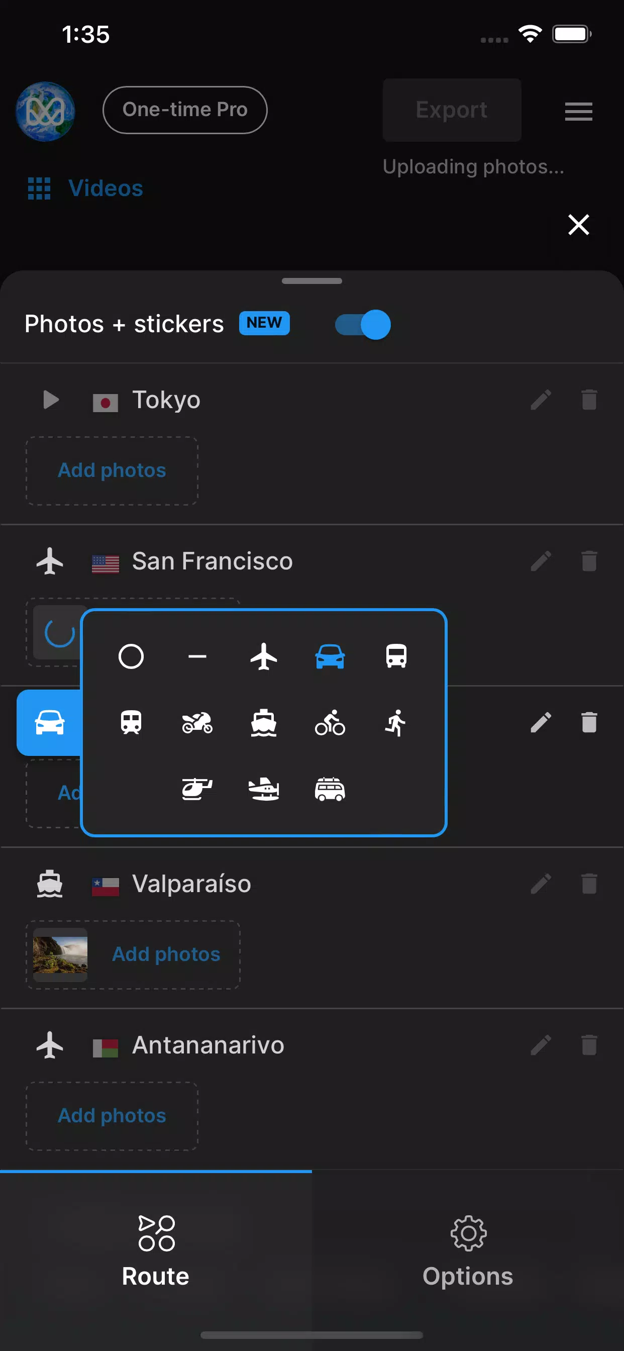 Mult.dev Travel Map Animations