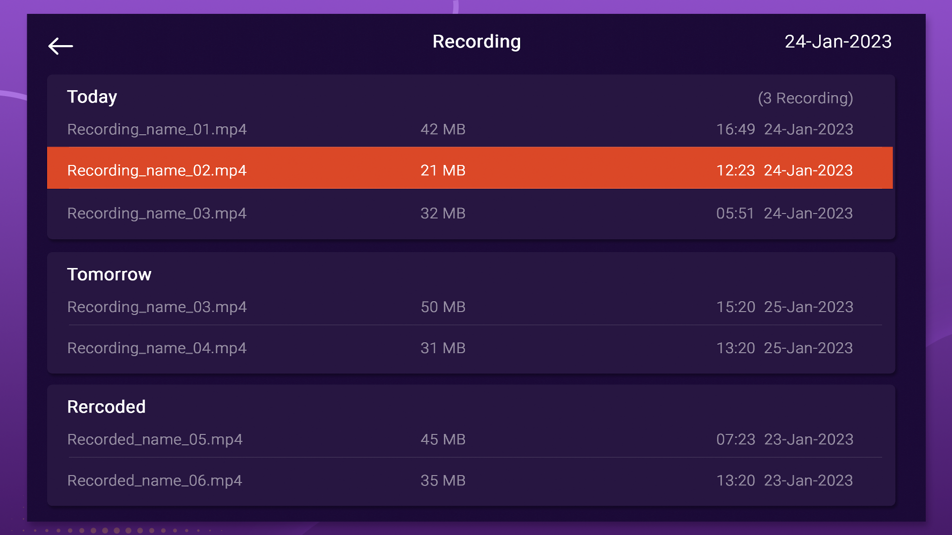 Purple Recording Plugin Purple Recording Plugin