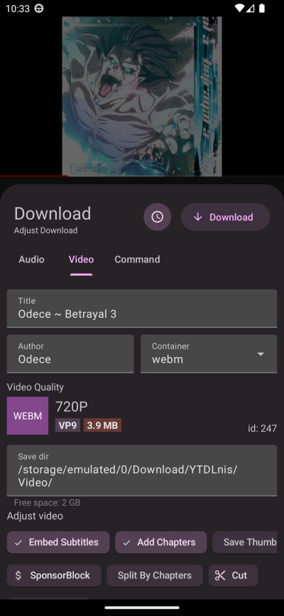 YTDLnis Downloader