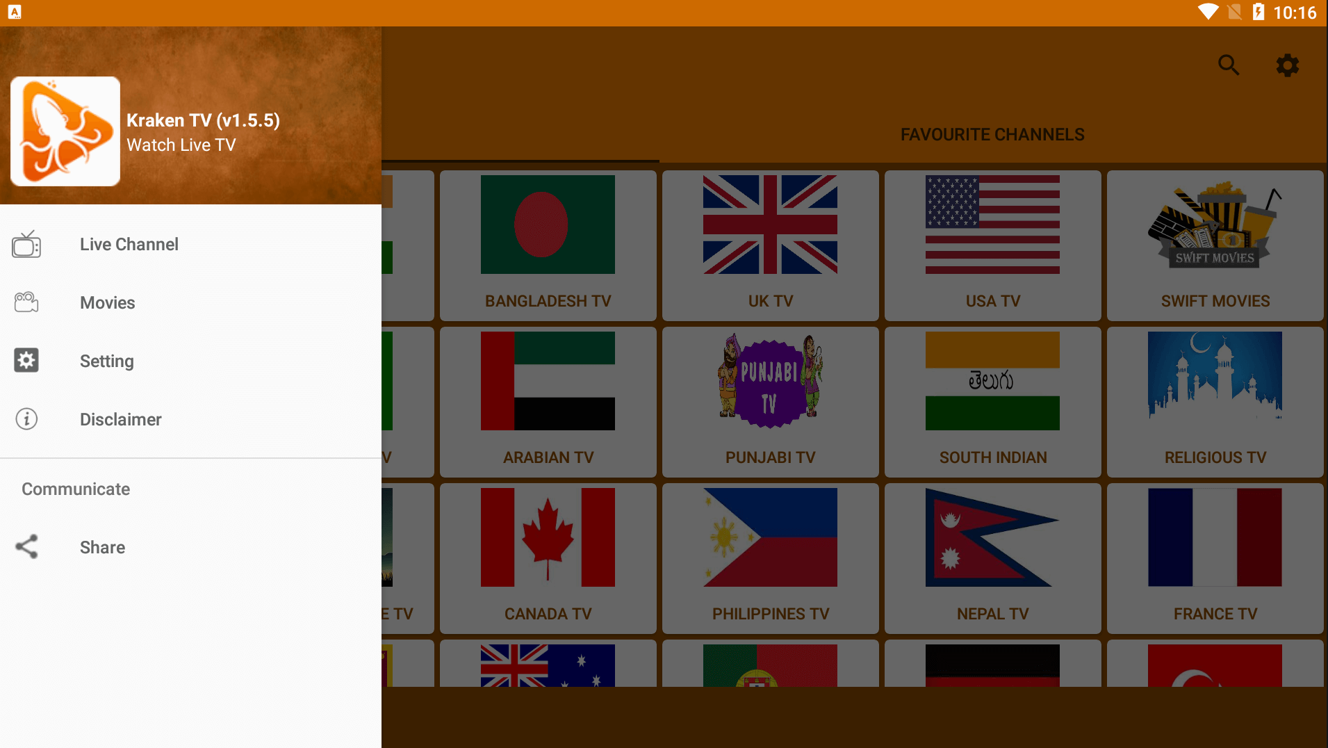 Kraken TV Android