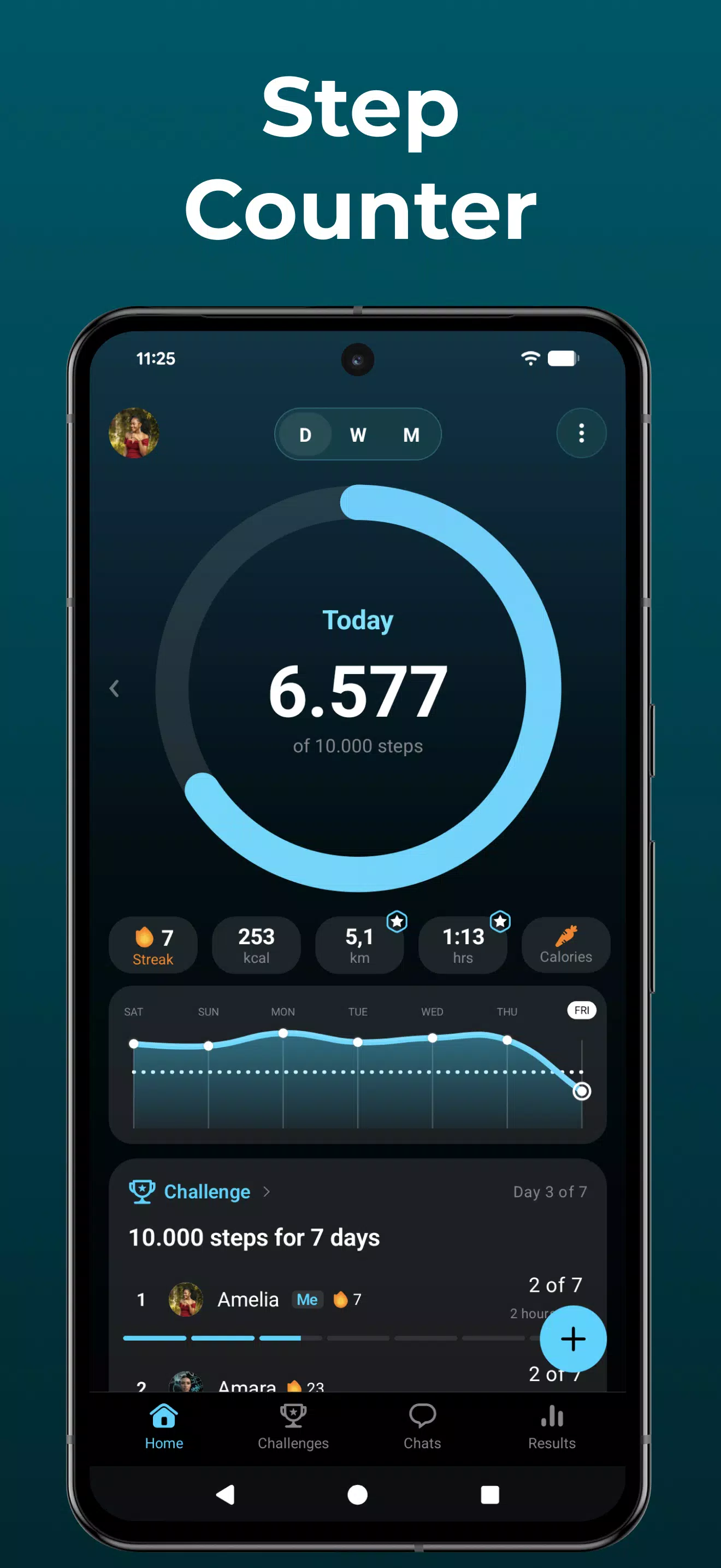 StepsApp Pedometer &amp; Step Counter