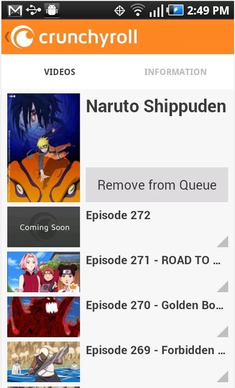 Crunchyroll Android