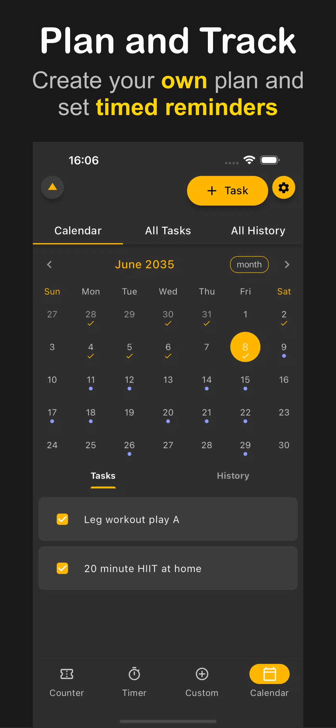 Interval Timer: Custom Workout