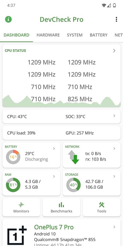 DevCheck Hardware and System Info