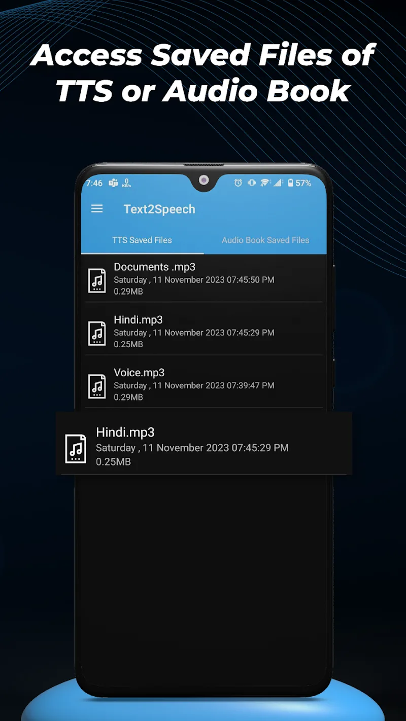 Text To Speech (TTS)