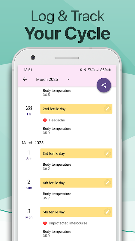 Lilly Period and Ovulation Tracker Lilly Period and Ovulation Tracker