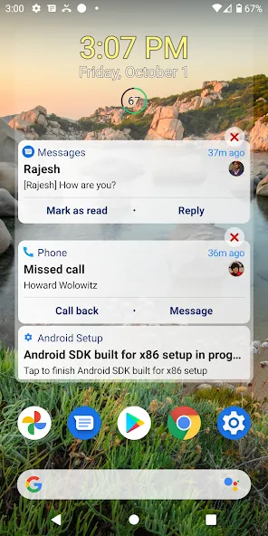 Notification Widget Notification Widget