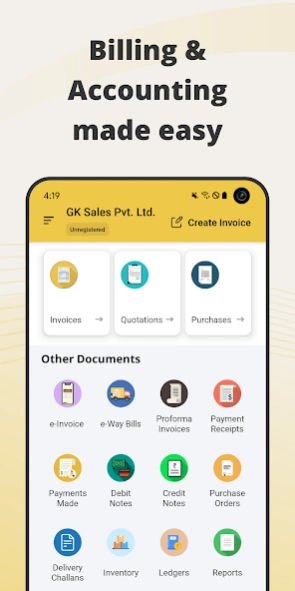 GimBooks:Invoice, Billing App