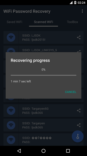 WiFi Password Recovery