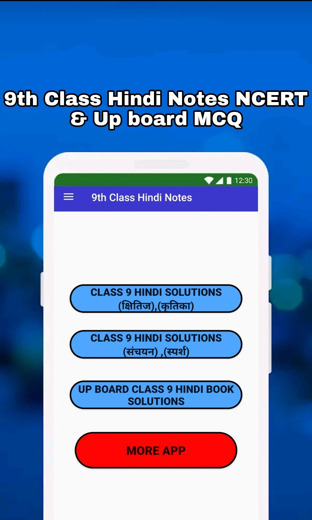 Class 9 Hindi Notes and MCQs