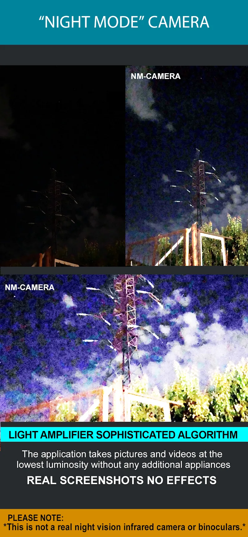 Night Mode Camera Photo Video