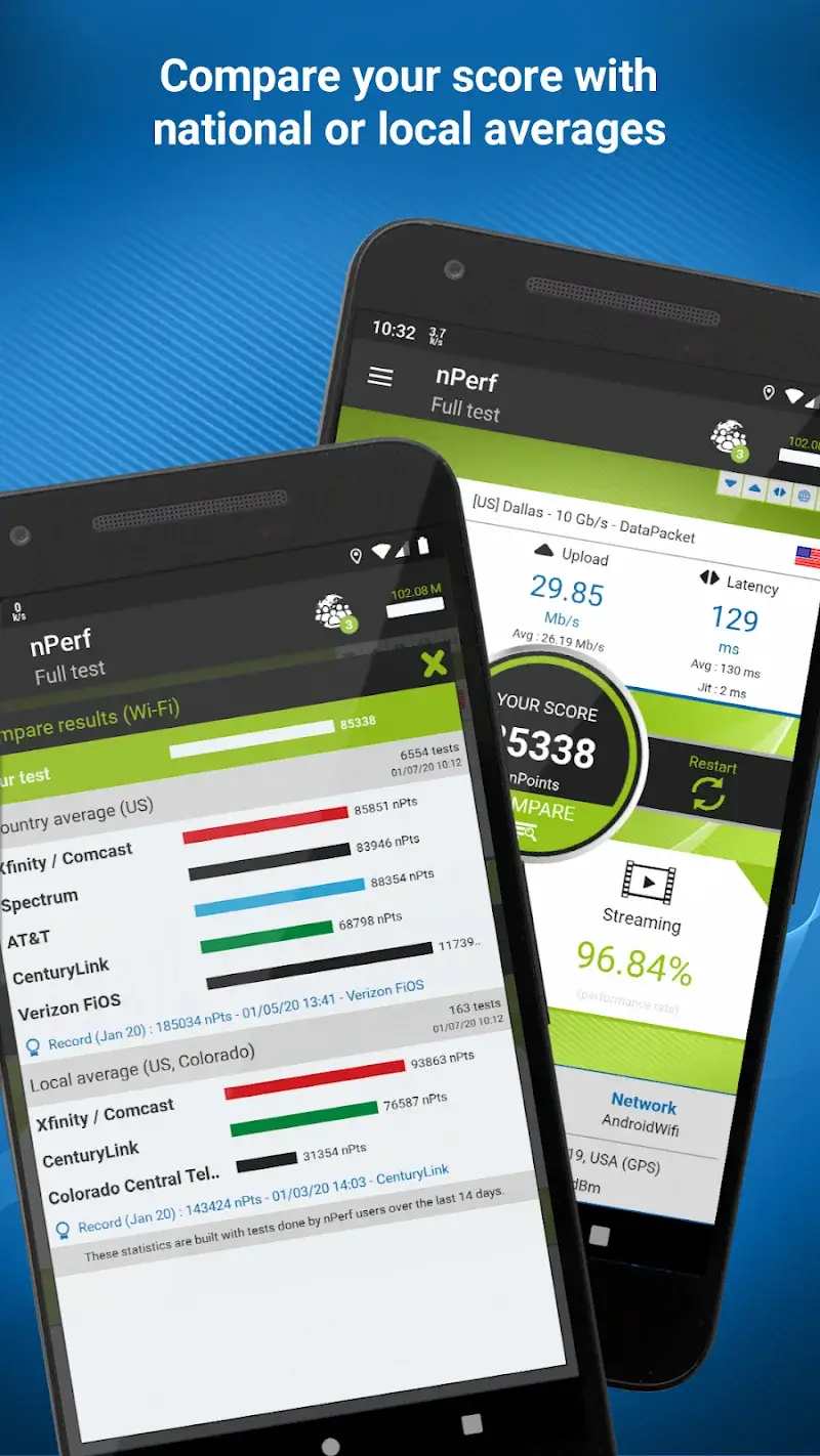 nPerf Speed Test 4G 5G WiFi & maps
