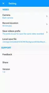 Background Video Recorder Background Video Recorder