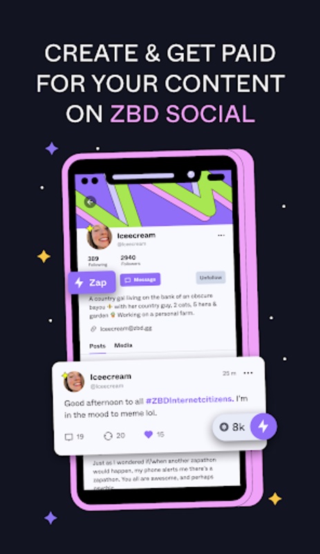 ZBD: Earn Bitcoin Rewards