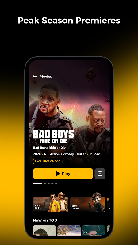TOD - Watch Football &amp; Movies apk