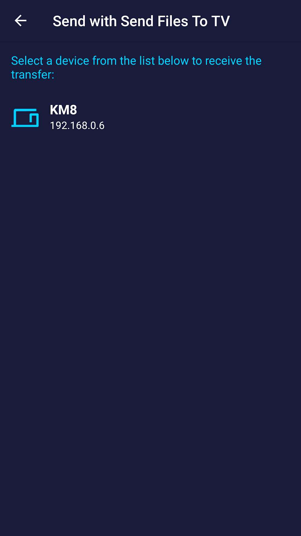 Send files to TV Premium