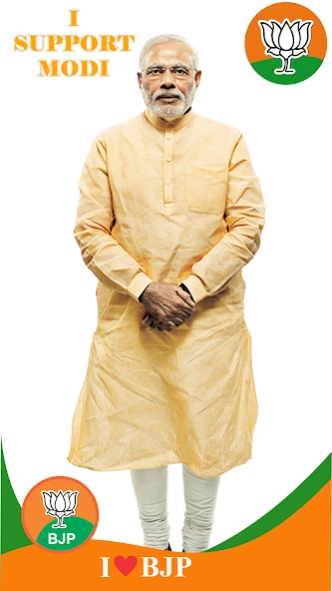 BJP Photo Frames DP Maker