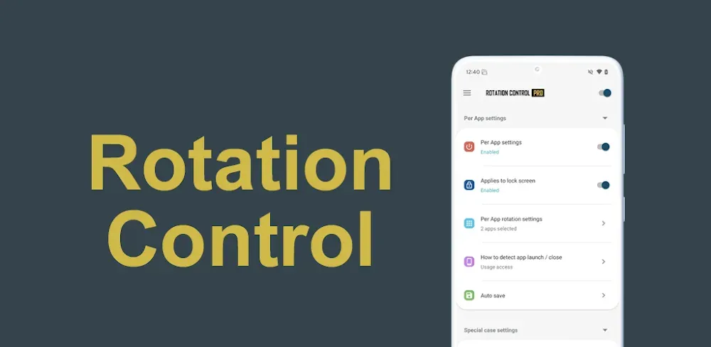 Rotation Control Pro APK