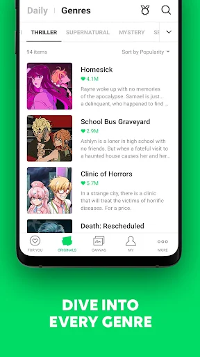 WEBTOON:Manga, Comics, Manhwa
