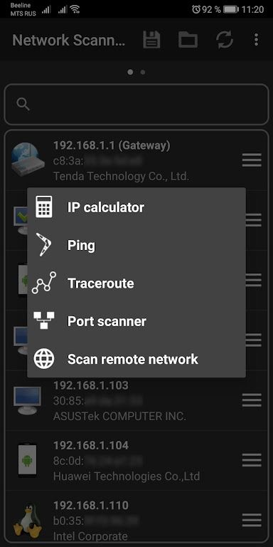 Network Scanner Mod