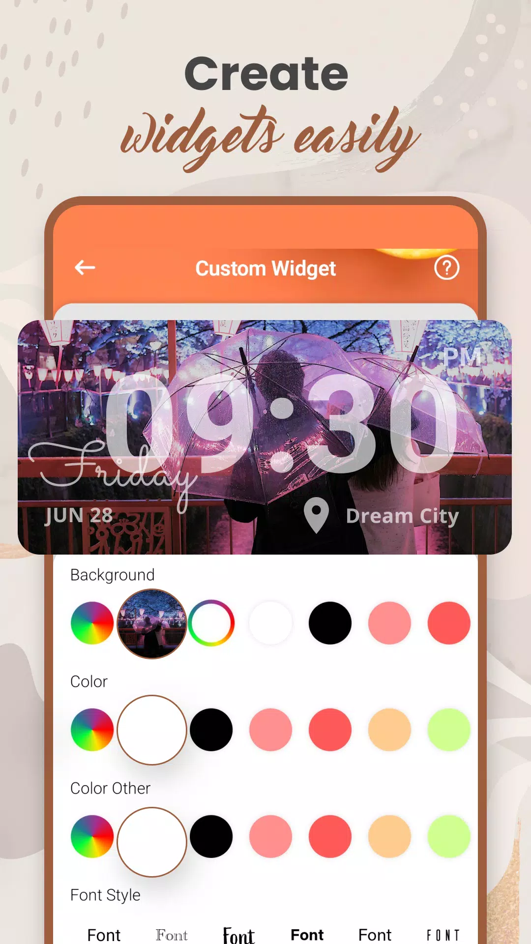 Aesthetic Widgets