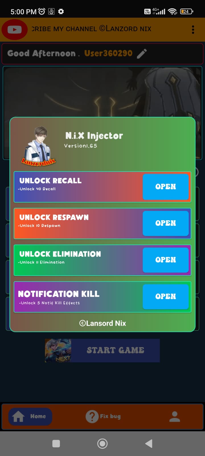 NIX Injector