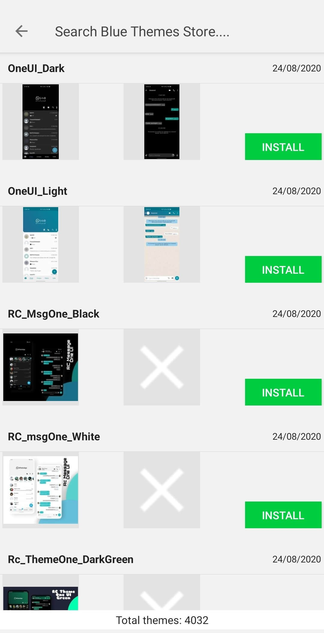 WhatsApp Blue