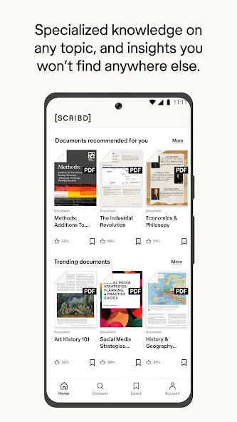 Scribd: 170M+ documents