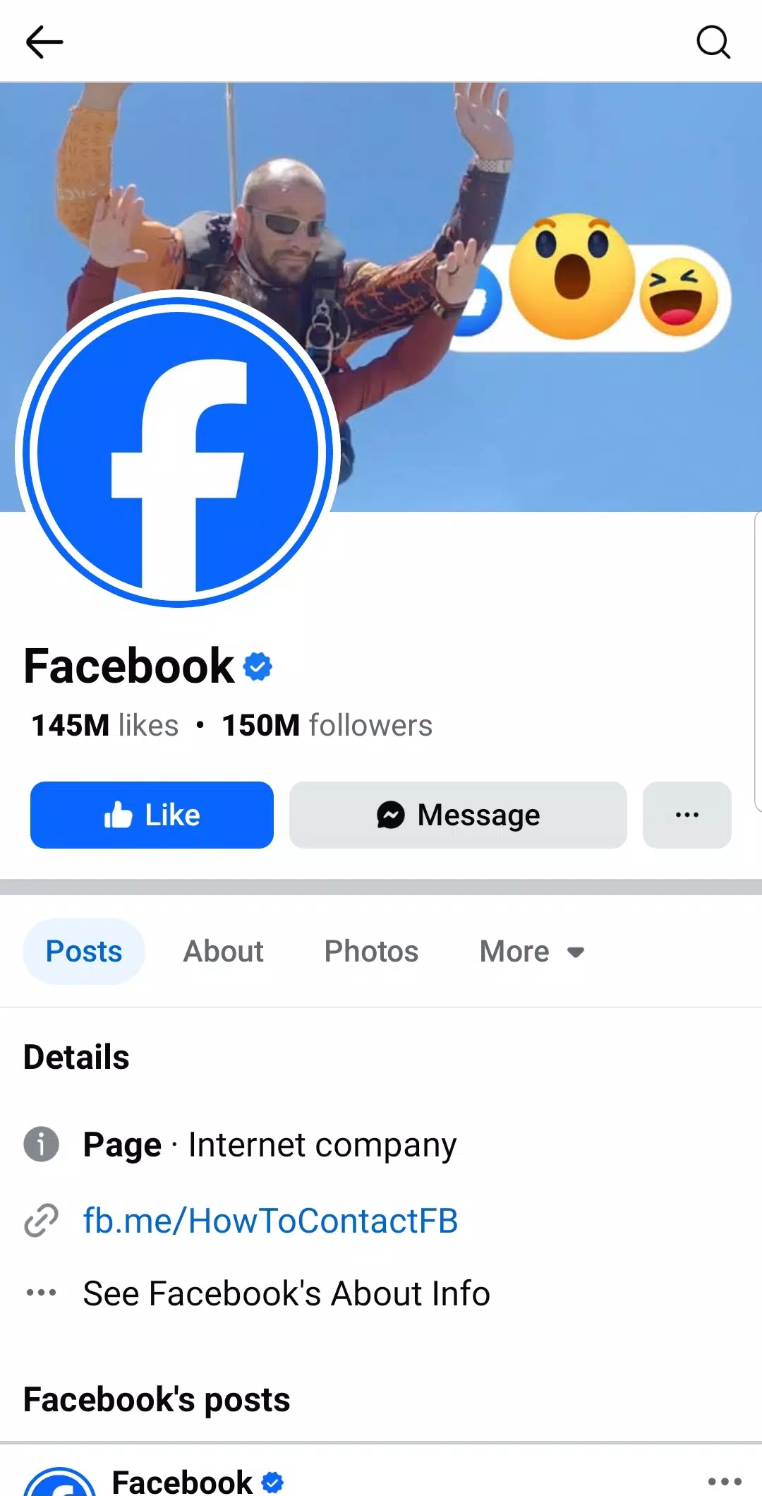 Facebook older version