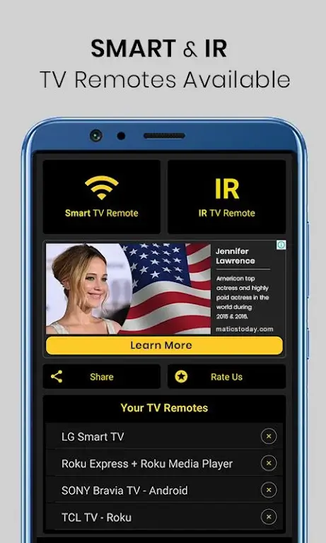 Universal TV Remote Control